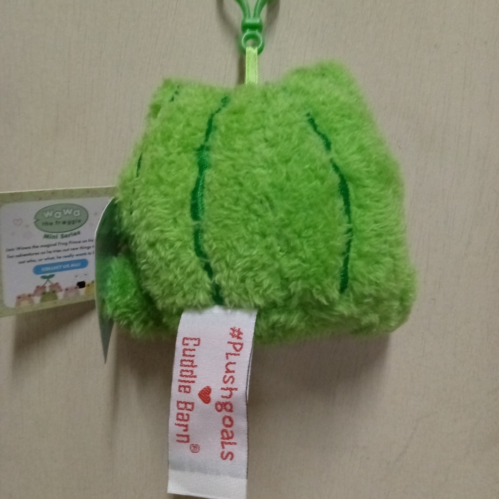 NWT Cuddle Barn Wawa The Watermelon 🐸 Froggie - Picture 4 of 4